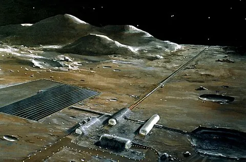 mass driver: a proposed kind of electromagnetic catapult that could be used for space launches without the need...