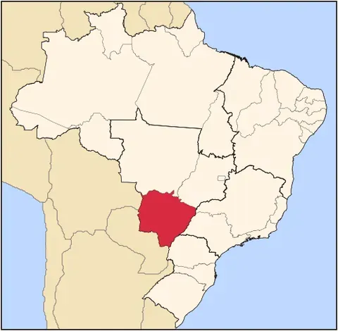 mato grosso do sul: a state of the Center-West Region, Brazil. Capital: Campo Grande