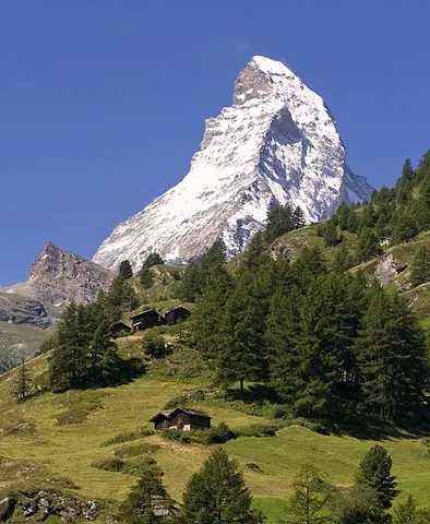matterhorn: an iconic pyramidal mountain on the border of Switzerland and Italy