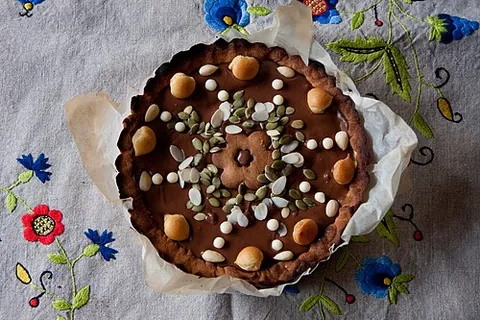 mazurek: a kind of Polish cake baked at Easter, typically made from pastry with a layer of butter sponge...