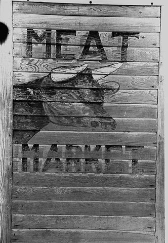 meat market: a market where meat is sold