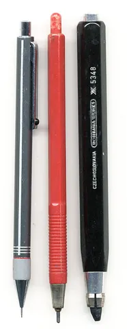 mechanical pencil: a writing instrument with a replaceable, mechanically extendable graphite lead that eliminates the...