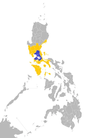 mega manila: the major conurbation composed of Metro Manila and surrounding suburbs, in Luzon island in the...