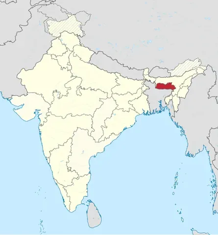 meghalaya: a state in northeastern India. Capital: Shillong
