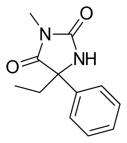 mephenytoin: an anticonvulsant drug C₁₂H₁₄N₂O₂