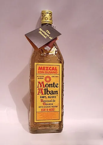 mescal: a Mexican alcoholic drink distilled from the fermented juice of the agave