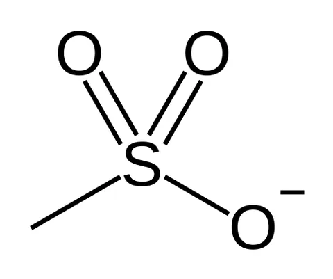 mesilate: a salt or ester of an acid CH₄O₃S used especially in pharmaceutical preparations