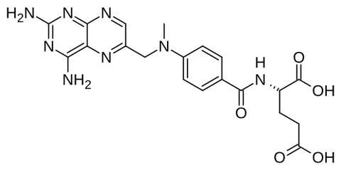 methotrexate: an antimetabolite and antifolate drug used in treatment of cancer, autoimmune diseases, and ectopic...