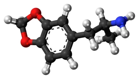 methylenedioxyamphetamine: a synthetic compound in the amphetamine family with a methylenedioxy group attached to its aromatic...
