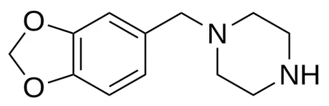 methylenedioxybenzylpiperazine: a synthetic psychoactive chemical in the piperazine family. It’s structurally related to BZP and...