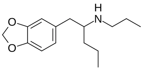 methylenedioxyphenylpropylaminopentane: a synthetic, non-approved research compound belonging to the substituted...