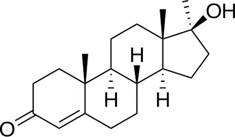 methyltestosterone: an anabolic steroid that is a methyl derivative of testosterone C₂₀H₃₀O₂, used to treat...