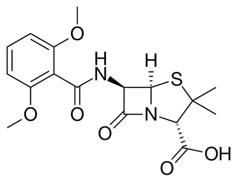 meticillin: a semisynthetic form of penicillin C₁₇H₂₀N₂O₆S used especially in the form of its sodium salt...