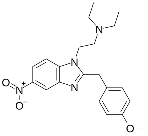 metonitazene: a potent synthetic opioid analgesic of the nitazene group, used as an illicit drug