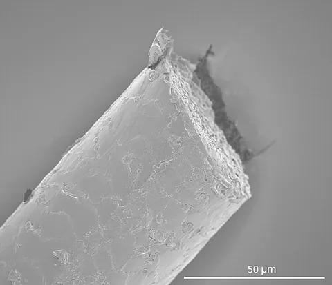 micrometre: an SI and mks unit of measure, the length of one-millionth of a metre. Symbol: μm, um, μ