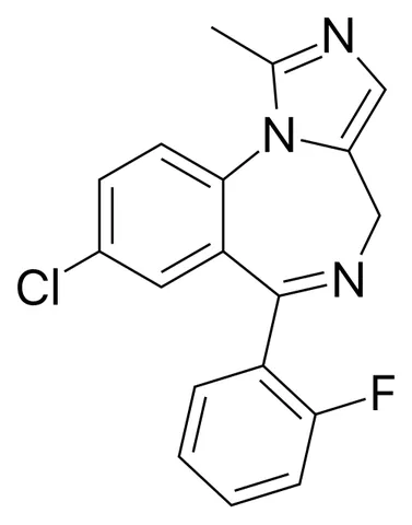 midazolam: a sedative of the benzodiazepine class, used (as the hydrochloride) chiefly as a premedication for...