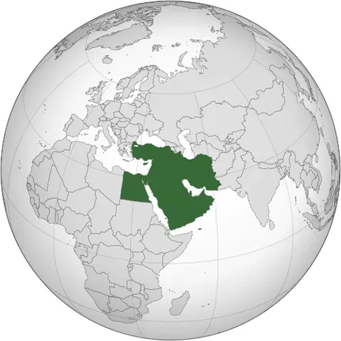middle east: the geopolitical region at the intersection of Asia, Africa and Europe, comprising West Asia...