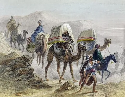 mihaffa: various forms of covered animal-borne litters, chiefly for female passengers