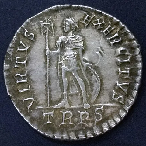 miliarense: a large silver coin of Ancient Rome, introduced in the early 4th century