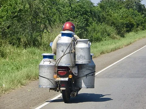 milkman: a man who delivers milk to households and sometimes businesses early in the morning