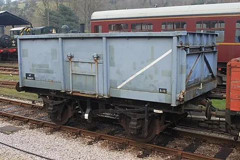 mineral wagon: an open goods wagon with relatively high sides for the transport of minerals such as coal or iron...