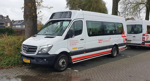 minibus: a small bus, especially one used as transport for small groups