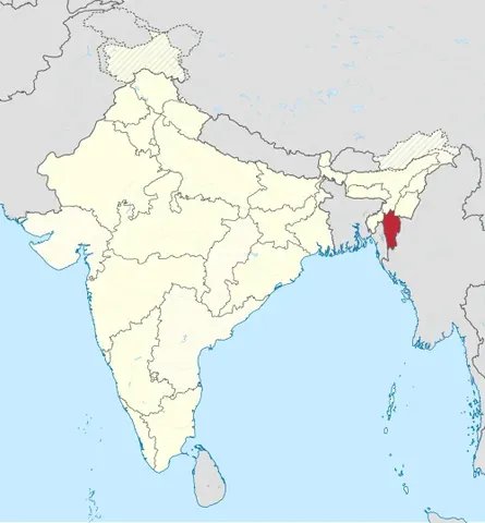 mizoram: a state in northeastern India. Capital: Aizawl