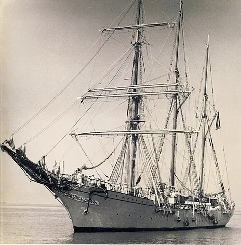 mizzenmast: the aftmost mast on a ship having three masts; the third-tallest mast on a full-rigged ship
