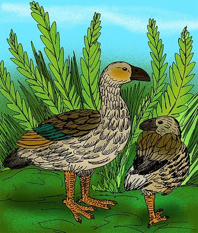 moa-nalo: any of several extinct aberrant, goose-like ducks that lived on some islands of Hawaii from the...