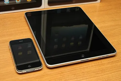 mobile device: an item of hand-held electronic equipment, especially a smartphone or tablet computer