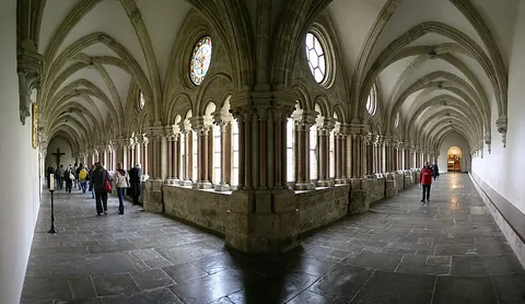 monastery: a residence for monks or others who have taken religious vows