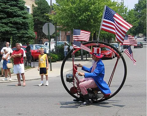 monocycle: a unicycle or monowheel; often specifically a unicycle with the rider seated inside the wheel