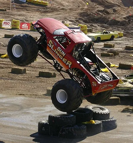 monster truck: a large truck designed specifically to perform in monster truck shows, typically based on a lifted...