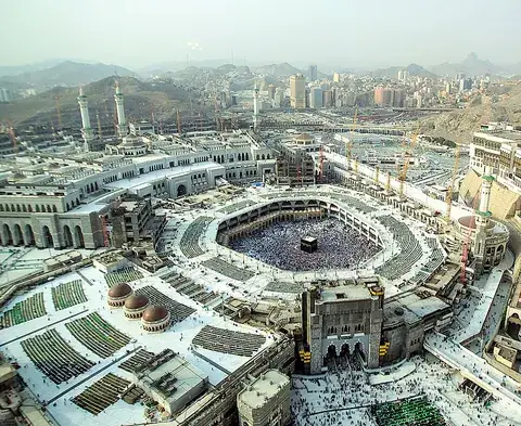 mosque: a place of worship for Muslims, often having at least one minaret; a masjid