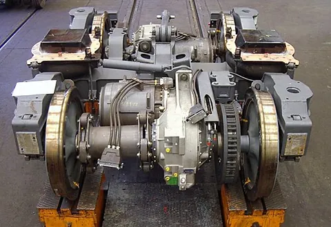 motor bogie: a bogie fitted with one or more traction motors, for the purpose of propelling a diesel-electric or...