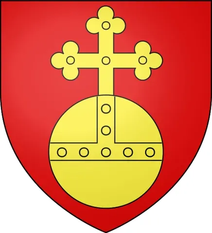 mound royal: orb (surmounted by a cross), mound, globus cruciger