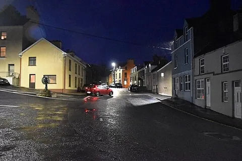 mountcharles: a village west of Donegal, County Donegal, Ireland (Irish grid ref G 8777)