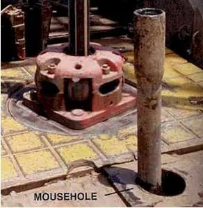 mousehole: a hole through which a mouse enters a room