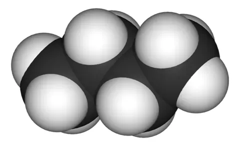 n-butane: the saturated aliphatic hydrocarbon (CH₃(CH₂)₂CH₃)