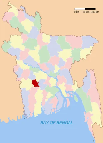 narail district: one of the ten districts in the Khulna Division of Bangladesh