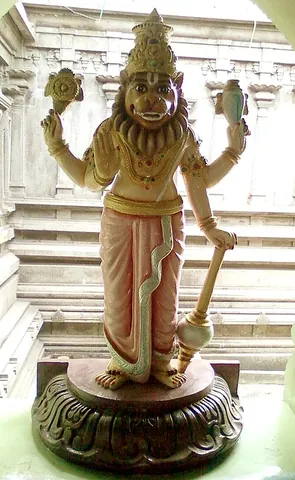 narasimha: the fourth avatara of the Hindu god Vishnu