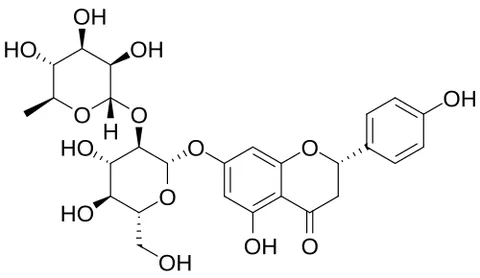 naringin: the major flavonoid glycoside in grapefruit, giving the fruit its bitter taste, which is...