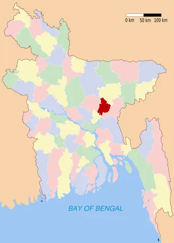narsingdi district: one of the thirteen districts in the Dhaka Division of Bangladesh