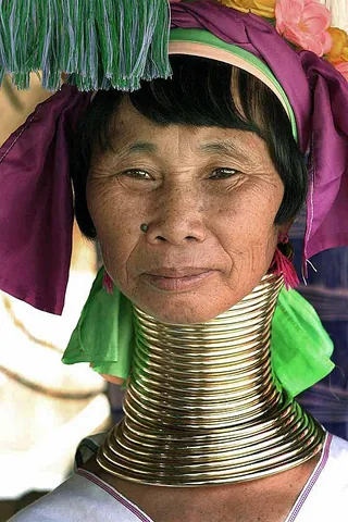 neck ring: a metal ring worn around one's neck, used as jewelry