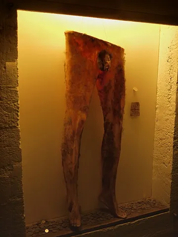 necropants: a pair of pants made from the skin of the lower half (below the waist) of a dead man, used by...