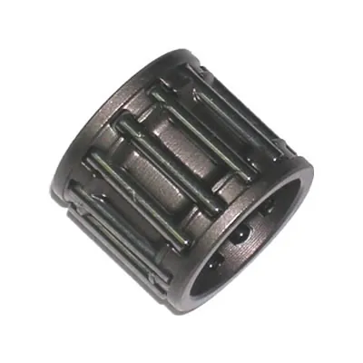 needle bearing: a type of roller bearing in which the load-bearing elements are longish, thin, cylindrical pins