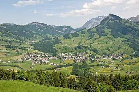 nesslau: a municipality and village in Toggenburg, St. Gallen canton, Switzerland