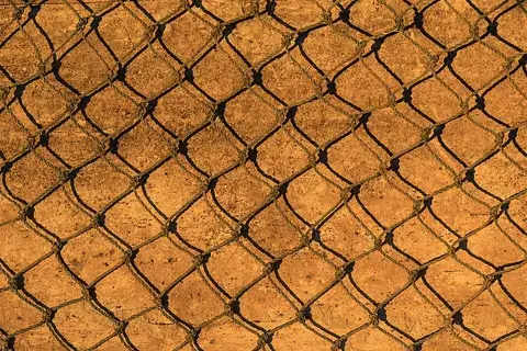 net: a mesh of string, cord or rope
