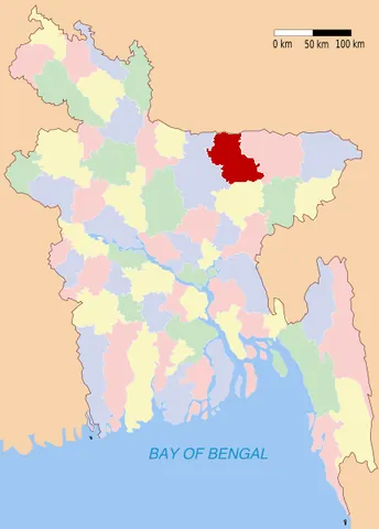 netrokona district: one of the four districts in the Mymensingh Division of Bangladesh