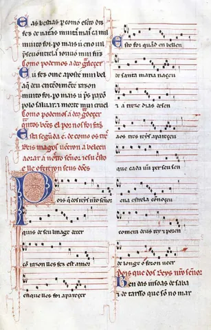 neume: any of a set of signs used in early musical notation